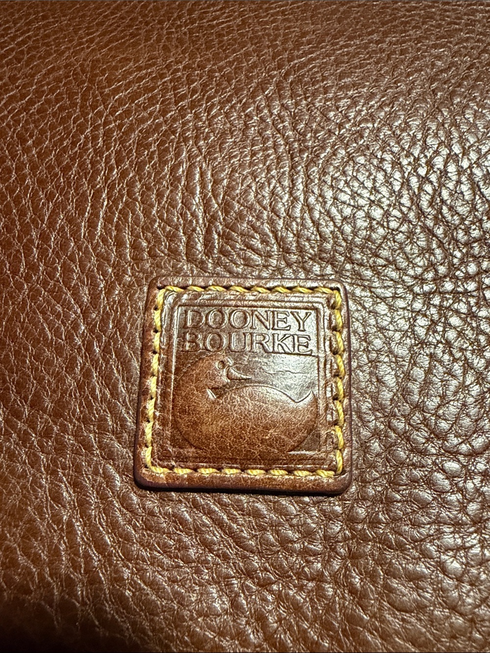 Dooney& Bourke Chestnut brown Leather Kristen Tote Shoulder Bag- - Picture 11 of 11